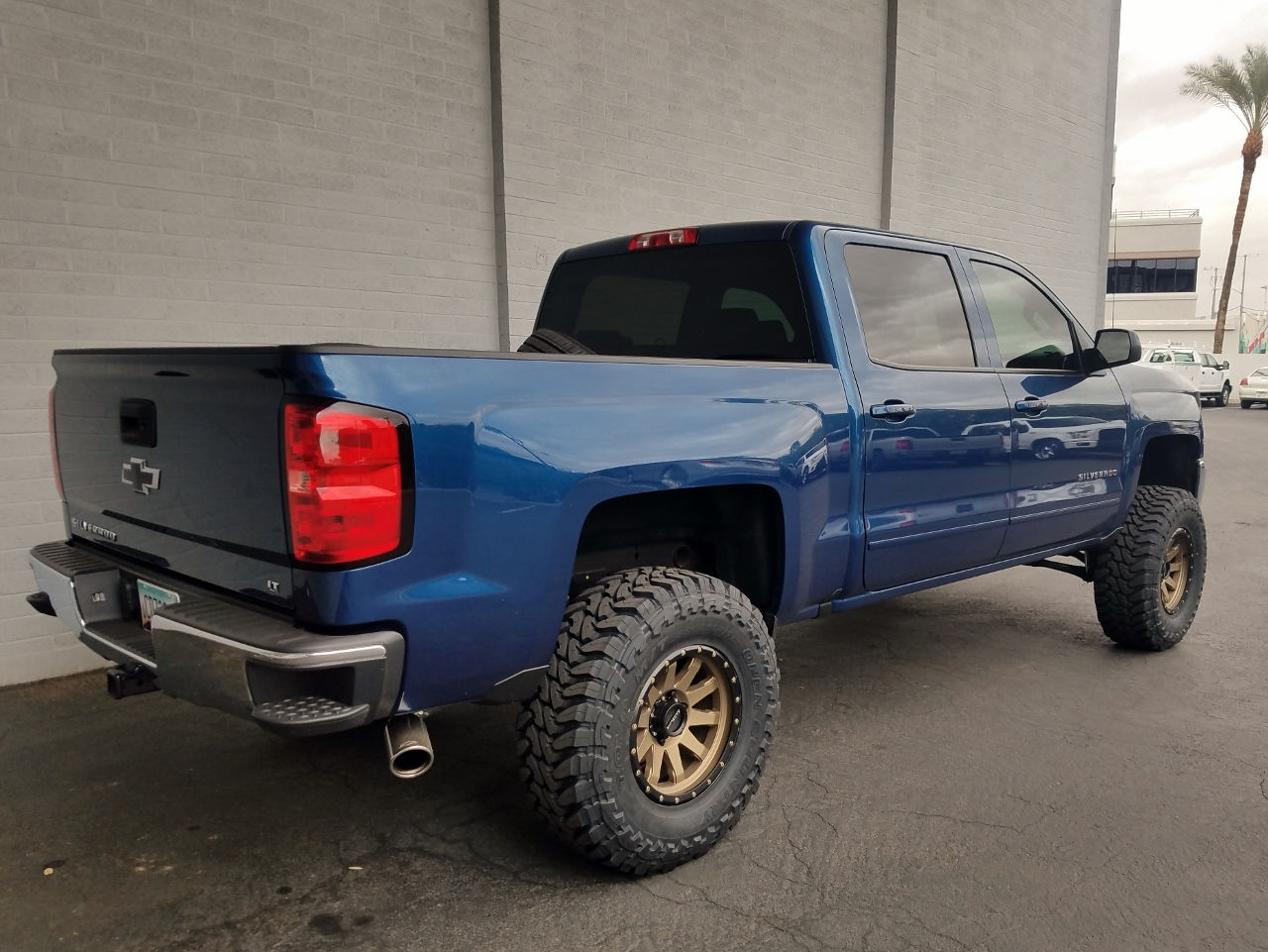 2017 Chevy Silverado Blue