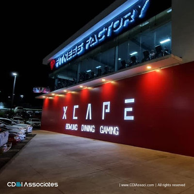 Xcape bowling alley facade