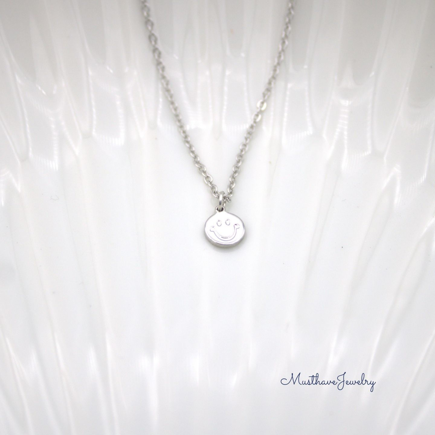 Smiley-Halskette