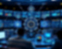 AI Powered Management System - interconnected departments, Command Centre, high performanc