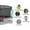 Thumbnail: Everfit 16FT Trampoline for Kids w/ Ladder Enclosure Safety Net Rebounder Colors