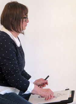 Duo de modèles vivants au Fil Rouge