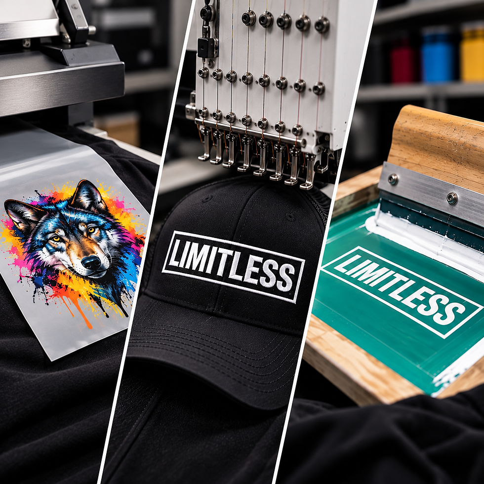 Advantages & Disadvantages of Printing & Embroidery