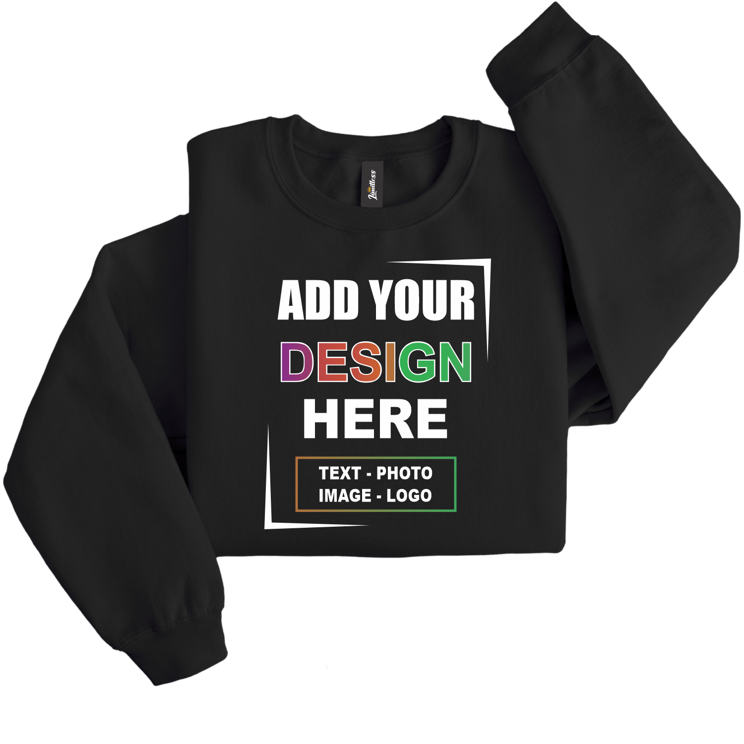 Personalized Crew Neck - Custom Sweatshirt Design | Limitless Apparel