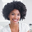 Portrait de femme souriante