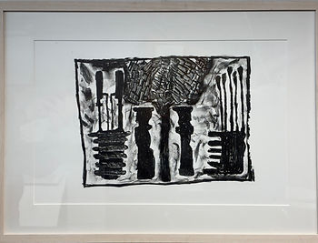 Lithografie zwart