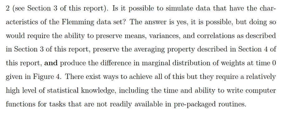 2 - Would require sophisticated program written in 2004 predicting 2009 analysis program..