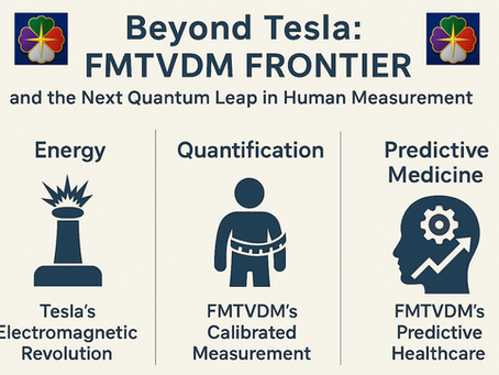 ⚛️ Beyond Tesla: FMTVDM FRONTIER and the Next Quantum Leap in Human Measurement