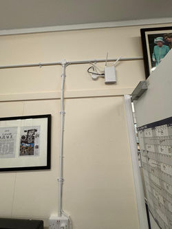 Wifi Extender at Wellington Barracks to extend the Wi-fi to the main office.