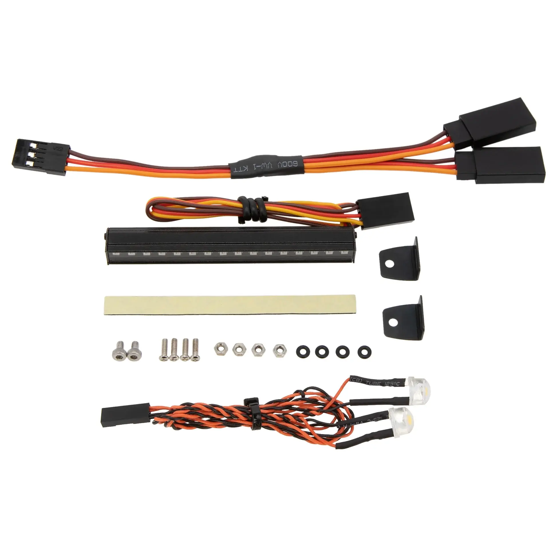 MEUS Racing TRX4M 8mm Headlight and 16LED Lightbar