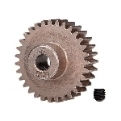Gear 31-t Pinion (0.8 Metric Pitch with 32-pitch) (fits 5mm Shaft)/ Set Screw