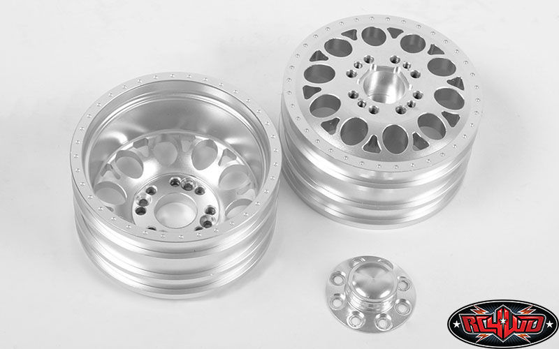 Thumbnail: RC4WD DOUBLE TROUBLE "3" ALUMINUM DUALLY 1.9" WHEELS
