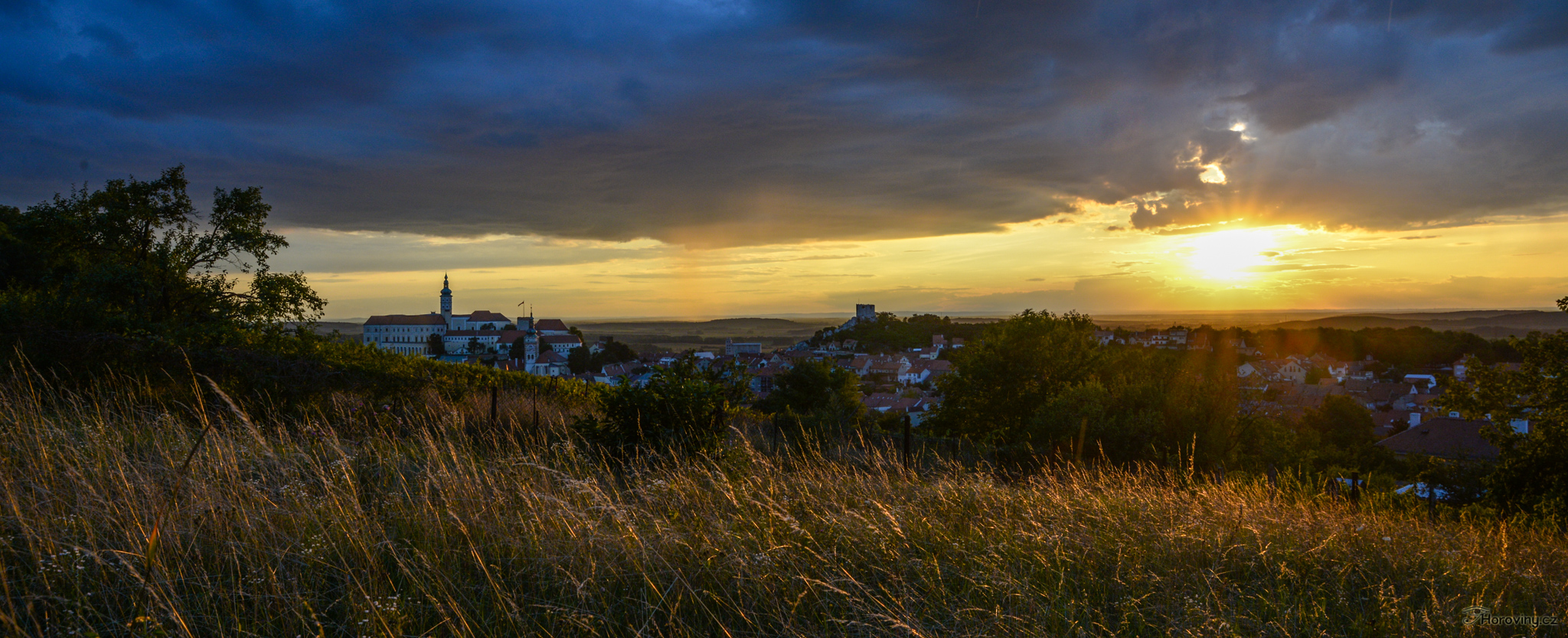 Mikulov by sunset