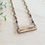 Thumbnail: Grow In Grace Wood Bar Necklace