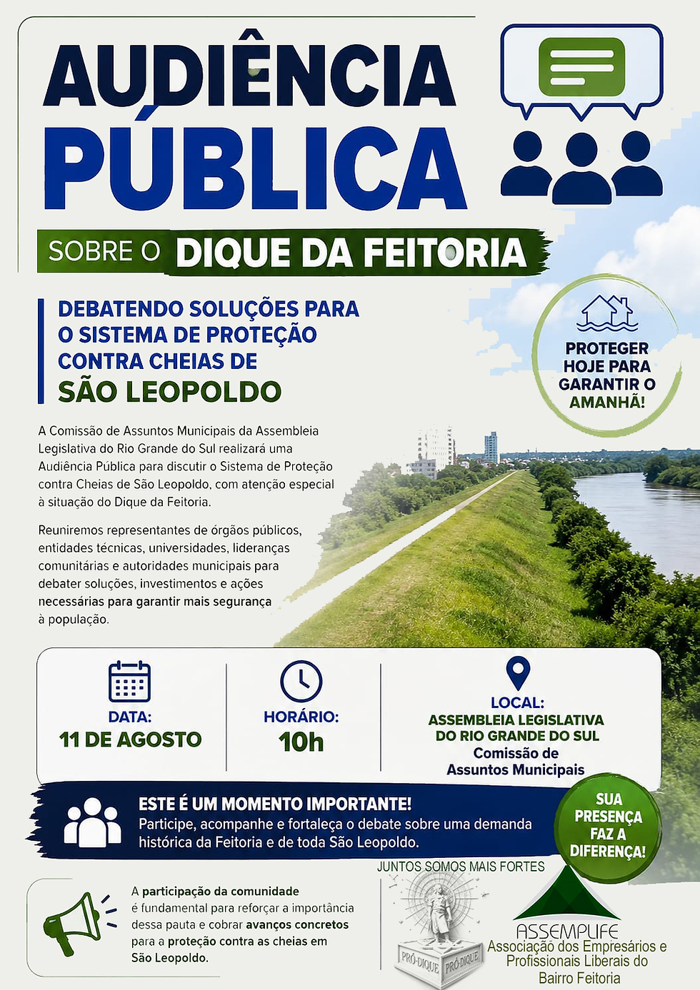 📢 Convite: Audiência Pública – Dique da Feitoria.