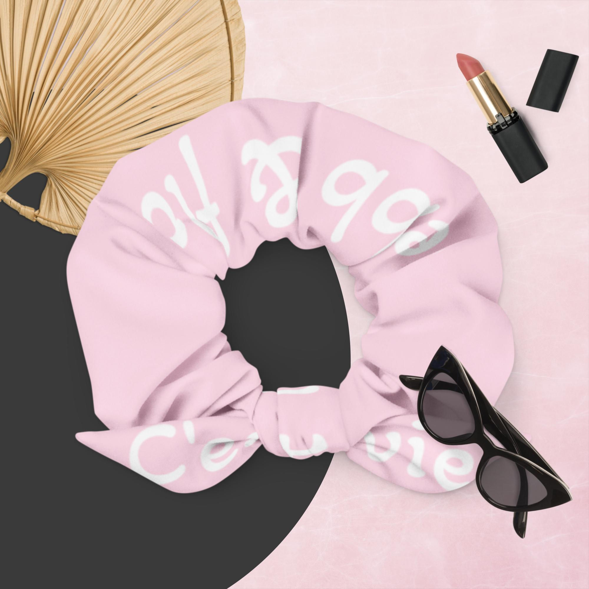 C’est la vie Recycled Scrunchie