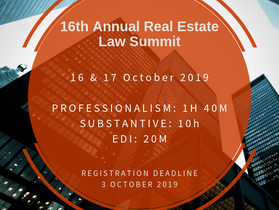 16th Annual Real Estate Law Summit