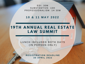 19th Annual Real Estate Law Summit