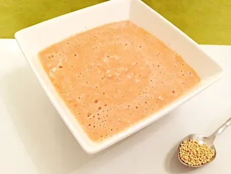 Soupe froide Mousse légère à la tomate