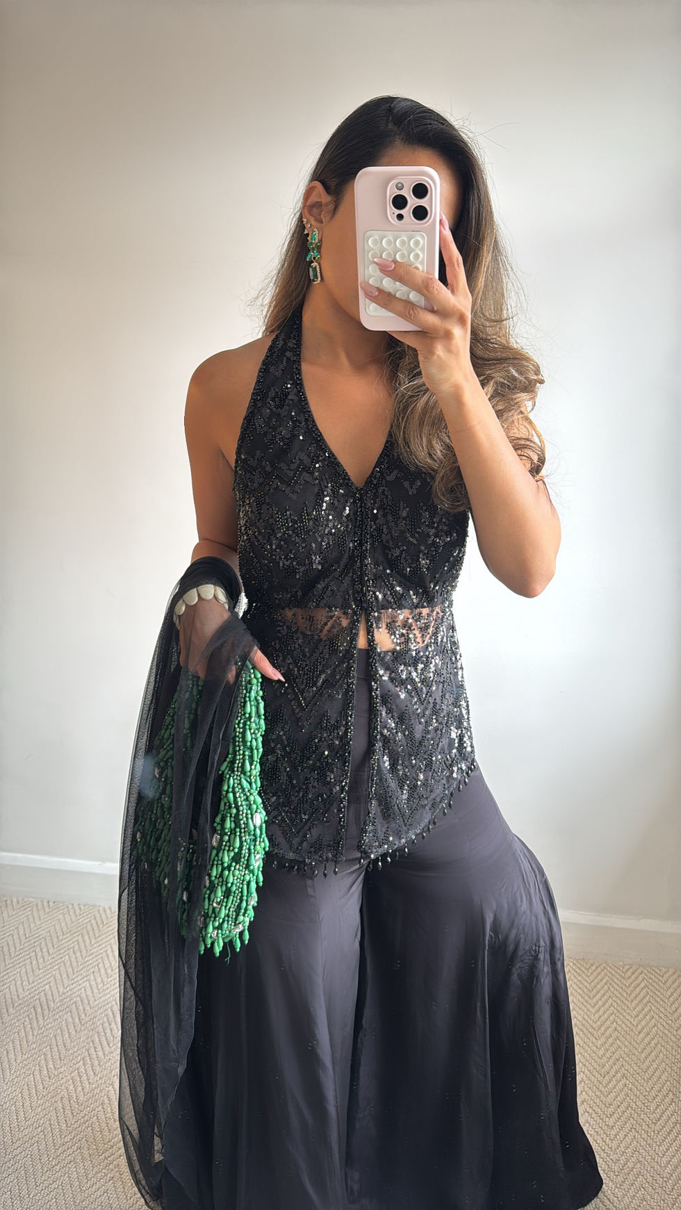 Thumbnail: Black Embellished Sharara