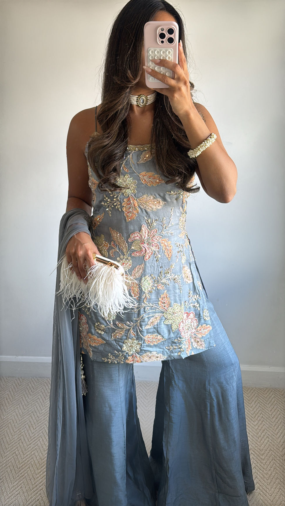 Thumbnail: Blue Floral Sharara