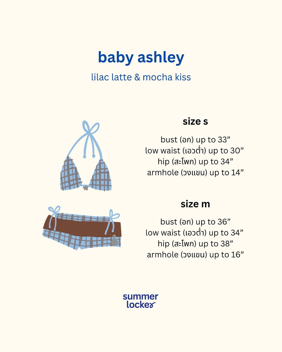 Thumbnail: baby ashley plaid bikini mocha kiss