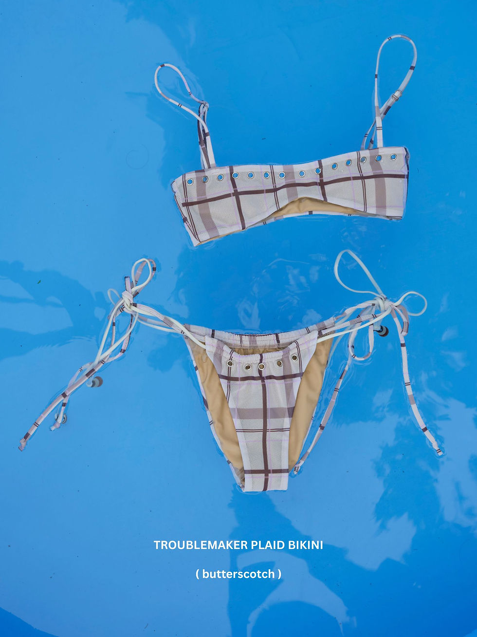 Thumbnail: troublemaker plaid bikini