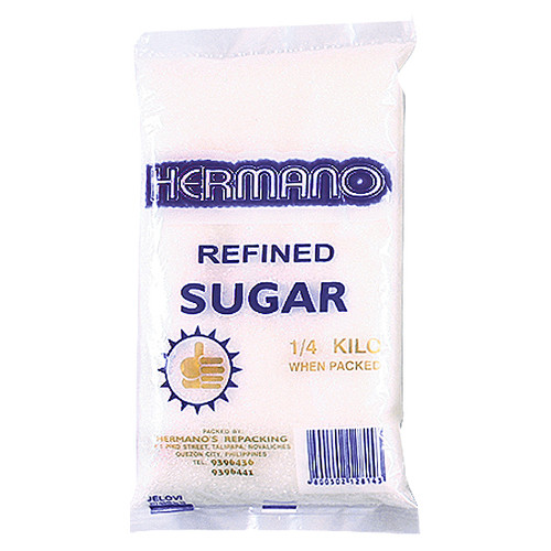 1cs HERMANO SUGAR REFINED 200/ 1/4KG Hatchiko