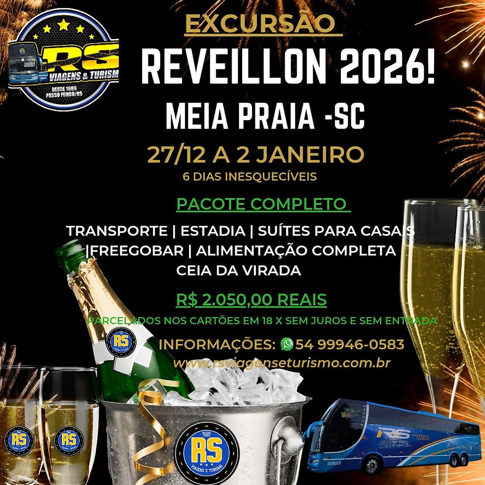 REVEILLON 2026 MEIA PRAIA -SC