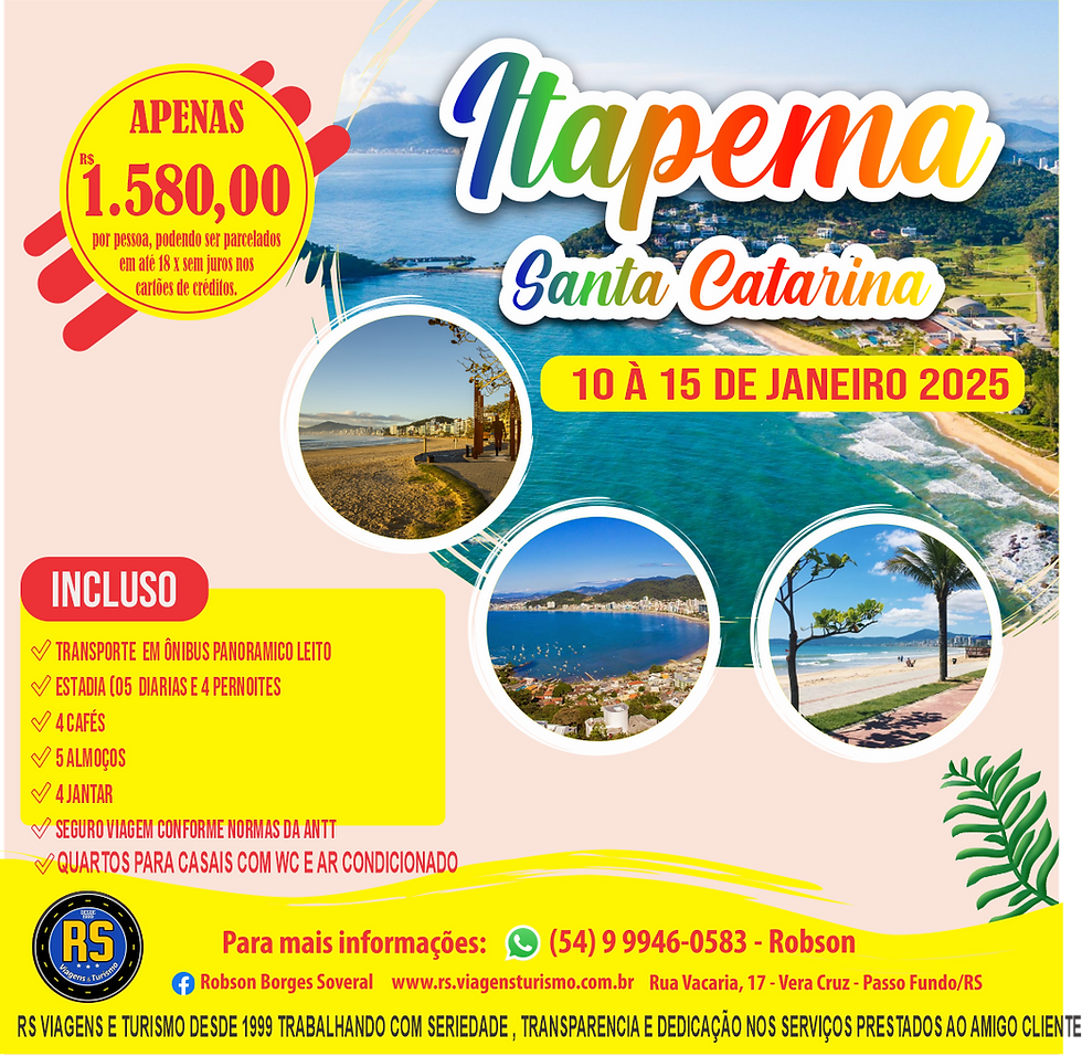 10 A 15 JANEIRO MEIA PRAIA
