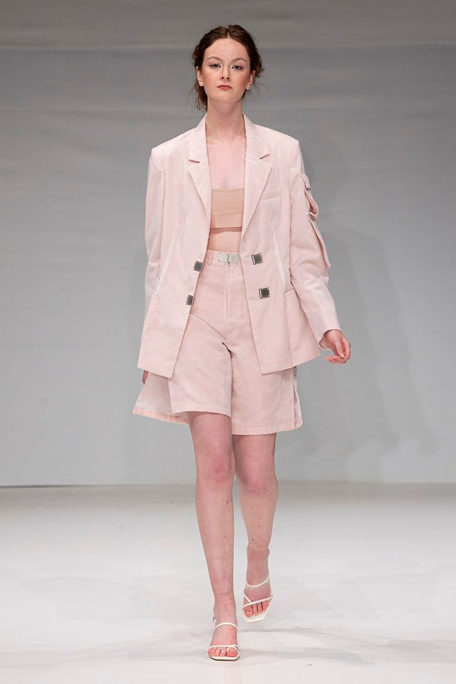 Conjunto Alfaiataria rosa