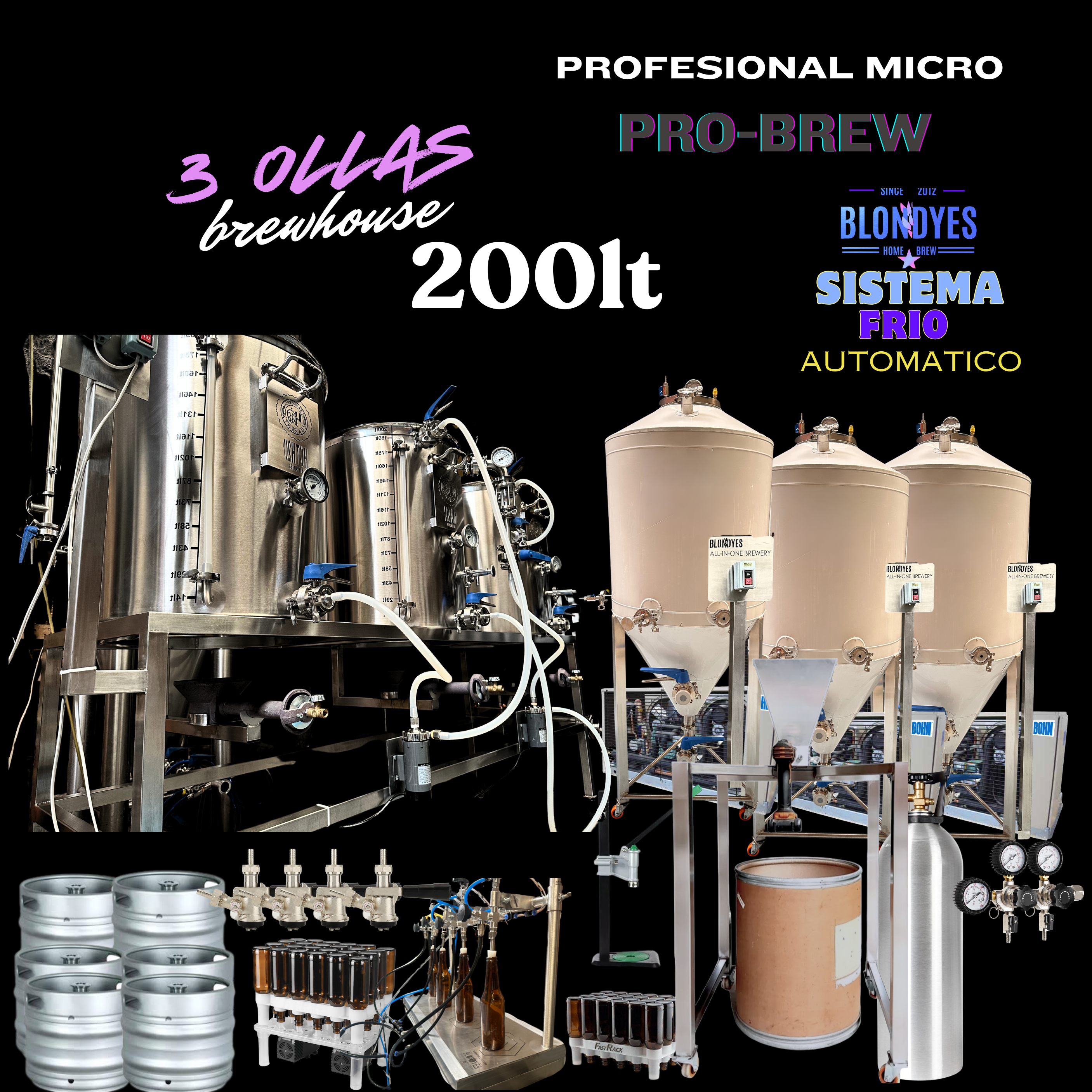 Paquete BREWHOUSE PROBREW 3