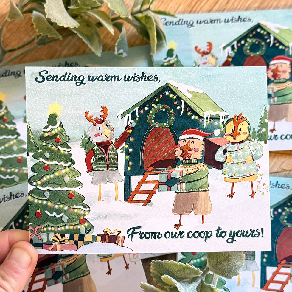 Thumbnail: Merry Chickmas Collection |  Greeting Card