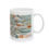 Thumbnail: Colorado Map Ceramic Mug, Illustrated State Map Coffee Cup, Adventure Art Gift