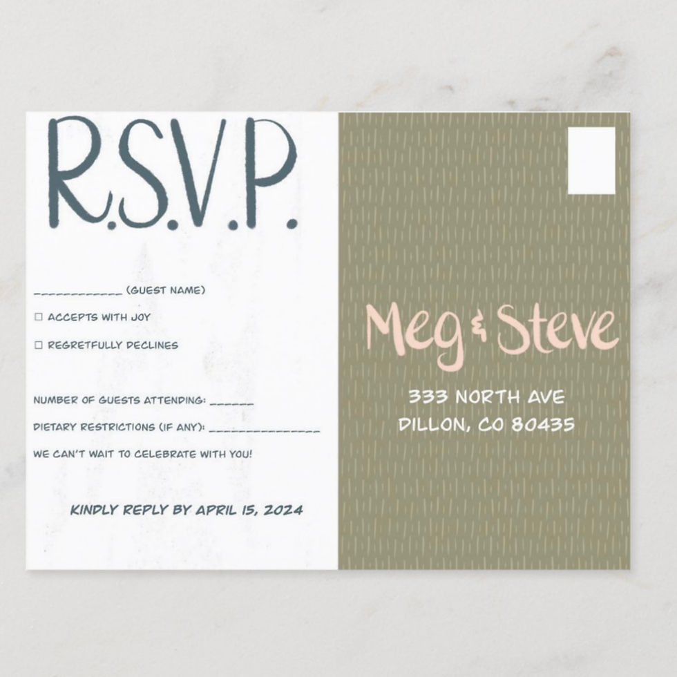 Thumbnail: Custom Wedding Invitation Suite | Illustrated Map & RSVP | Personalized Wedding