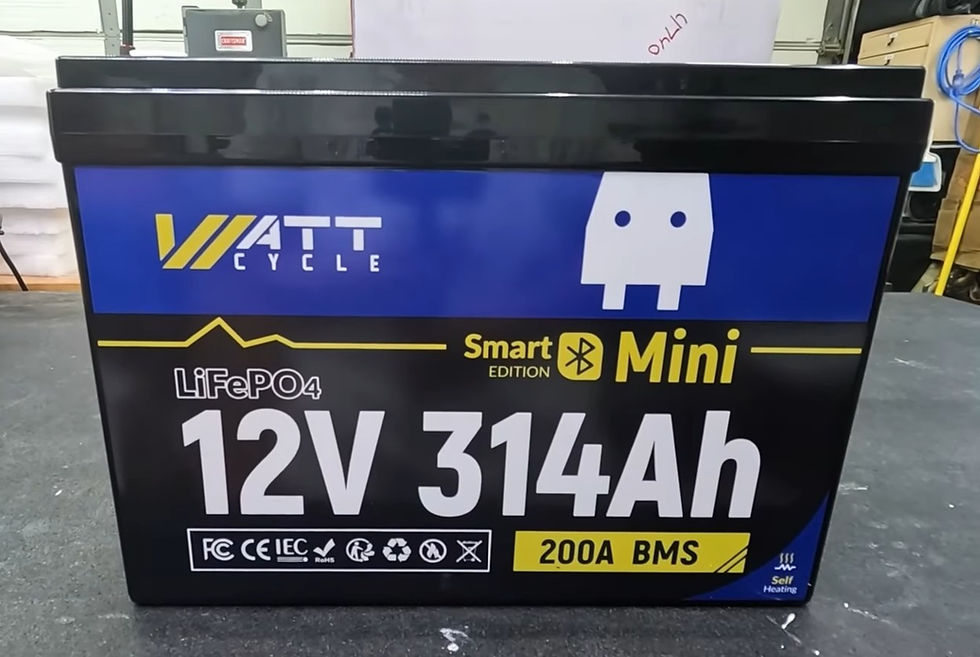 WattCycle 314 Mini Smart Self-Heating Lithium Battery - LiFePO4