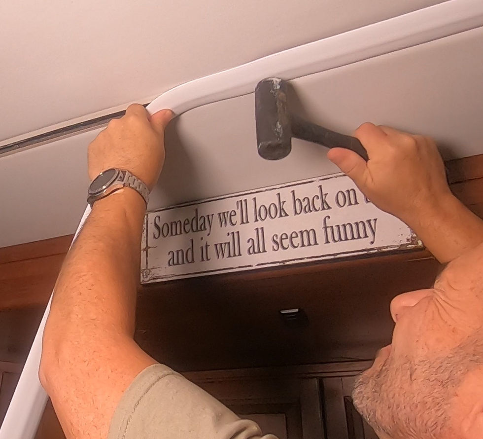 RV Ceiling Repair With TMoulding RV DIY