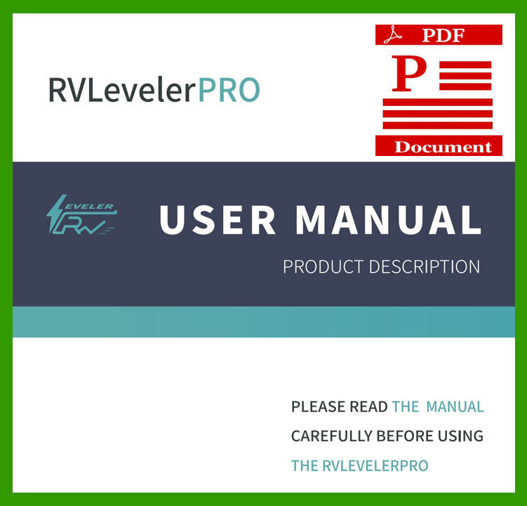 Wireless Bluetooth RV Leveling System RVLevelerPRO By Rhino Storm