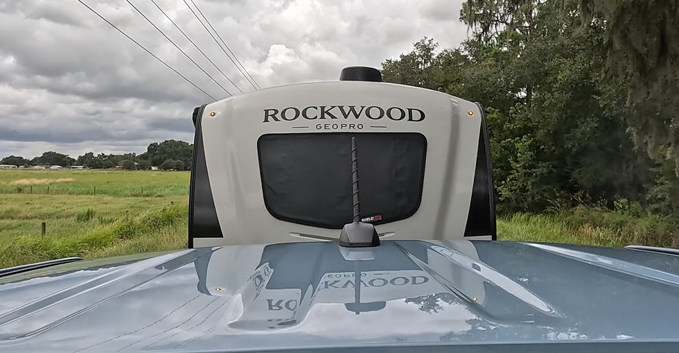 Towing a Rockwood Geo Pro Travel Trailer