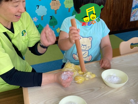 「いももち」つくりに挑戦！