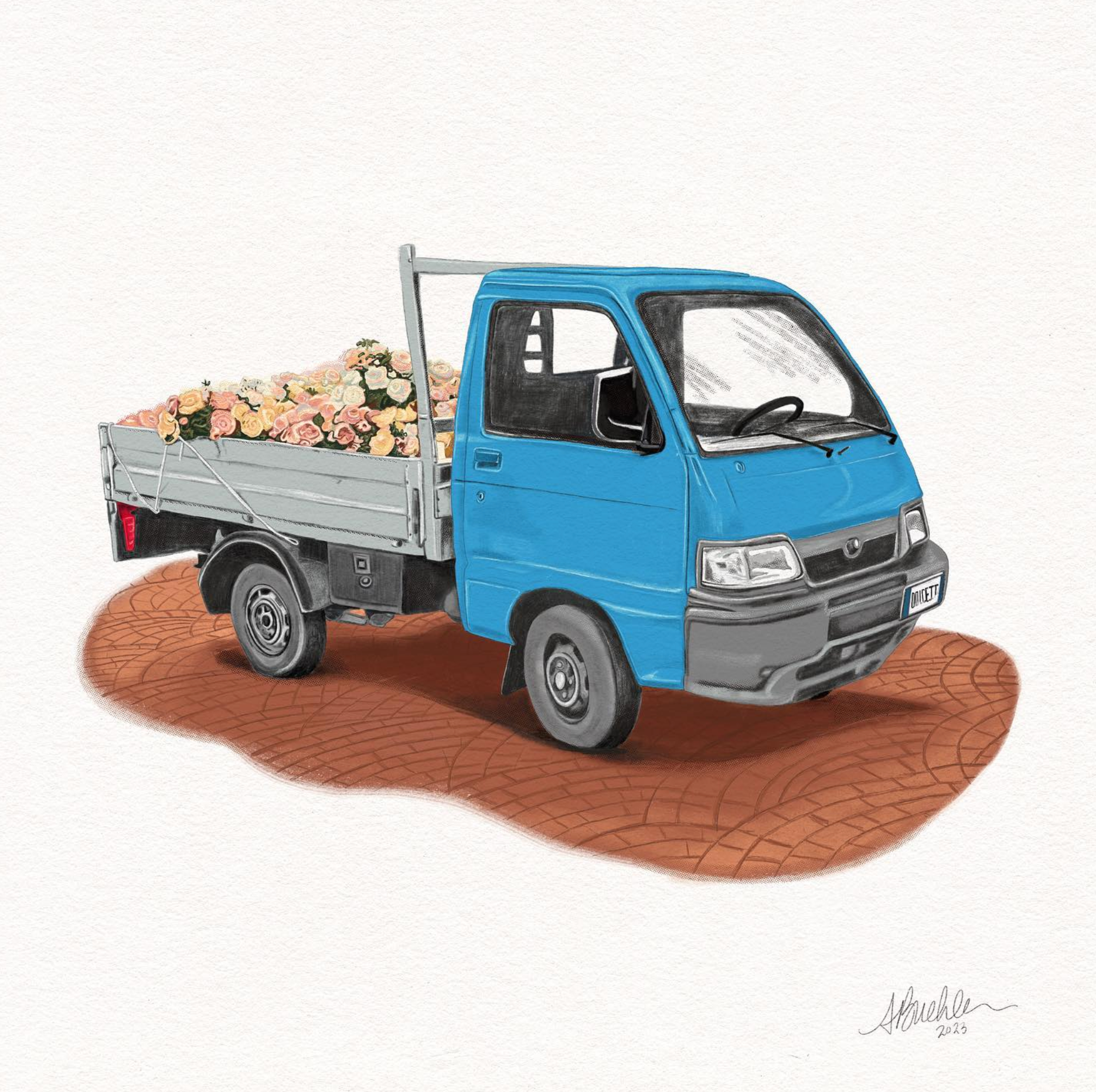 Camion dei Fiori a Positano