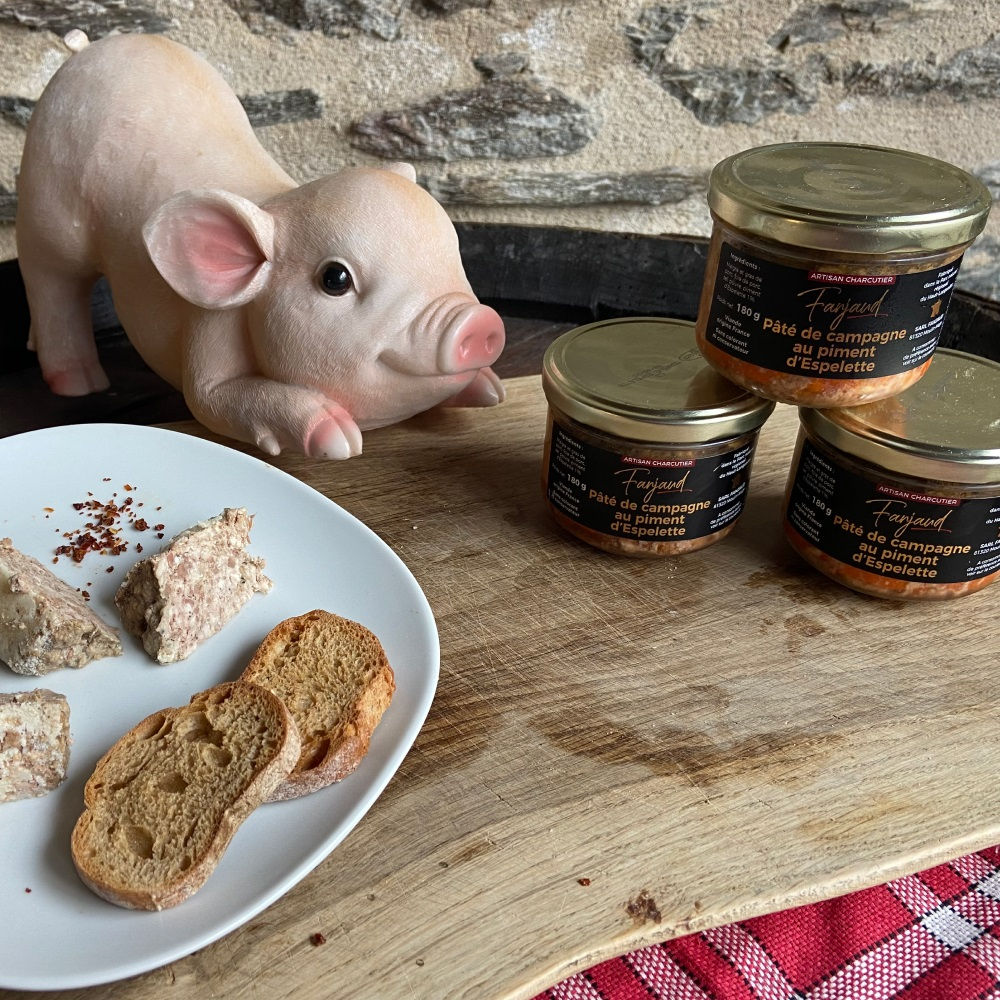 Terrine de campagne au piment d'Espelette