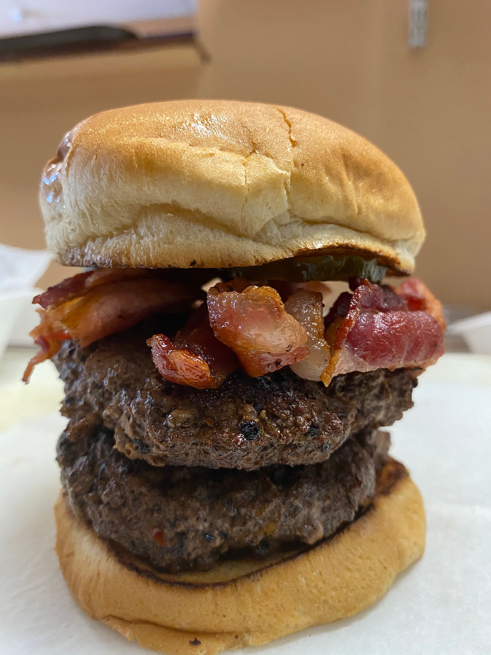Bacon DBL Hamburger - $8.99
