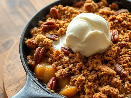 Apple Bourbon Pecan Crisp