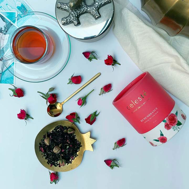 Celeste - Remembrance Oolong Tea top view