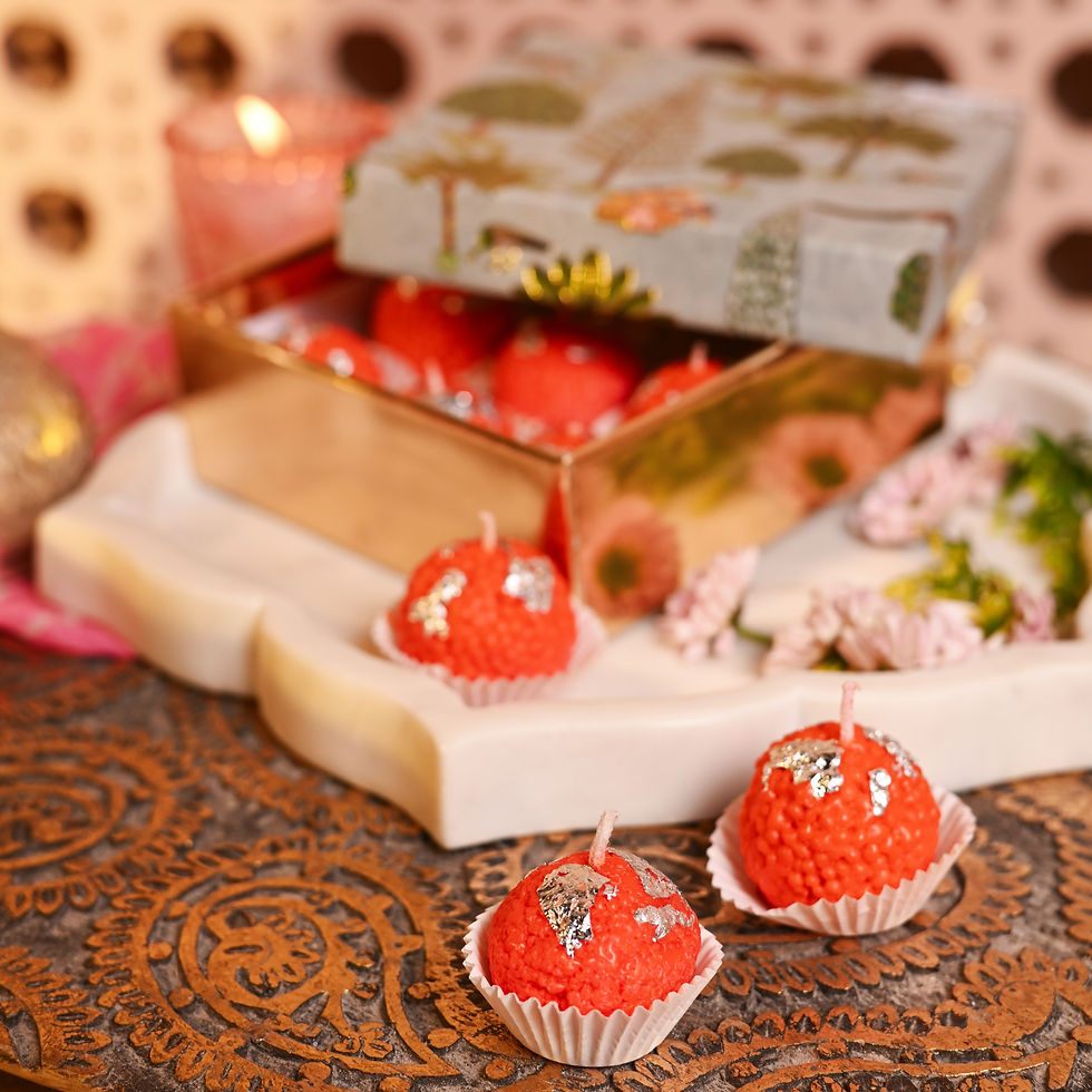 Thumbnail: Laddoo Lit Candles Box