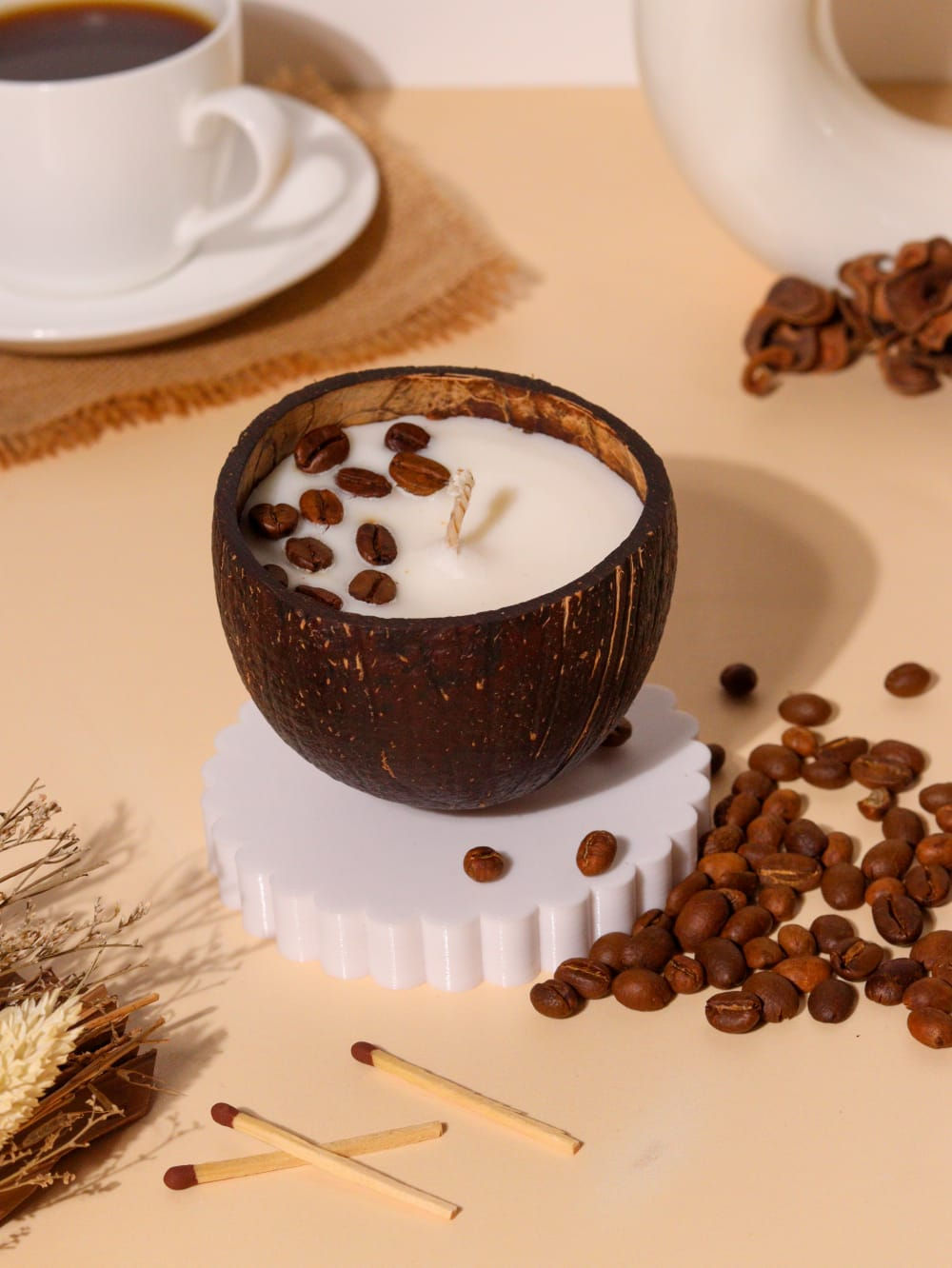 Coconut Coffee Shell Candle