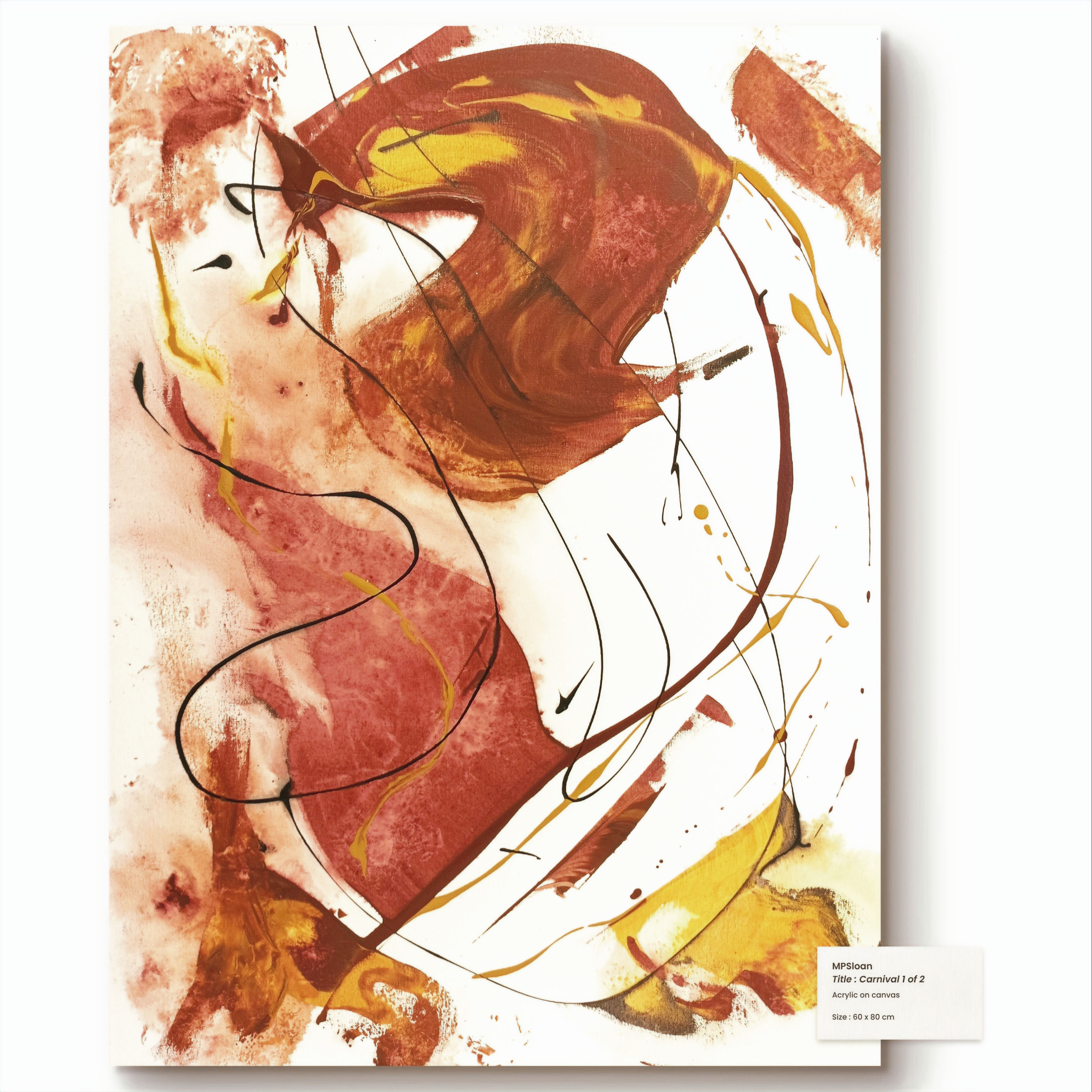 Carnival; No. 1 of 2 : 60cm x 80cm