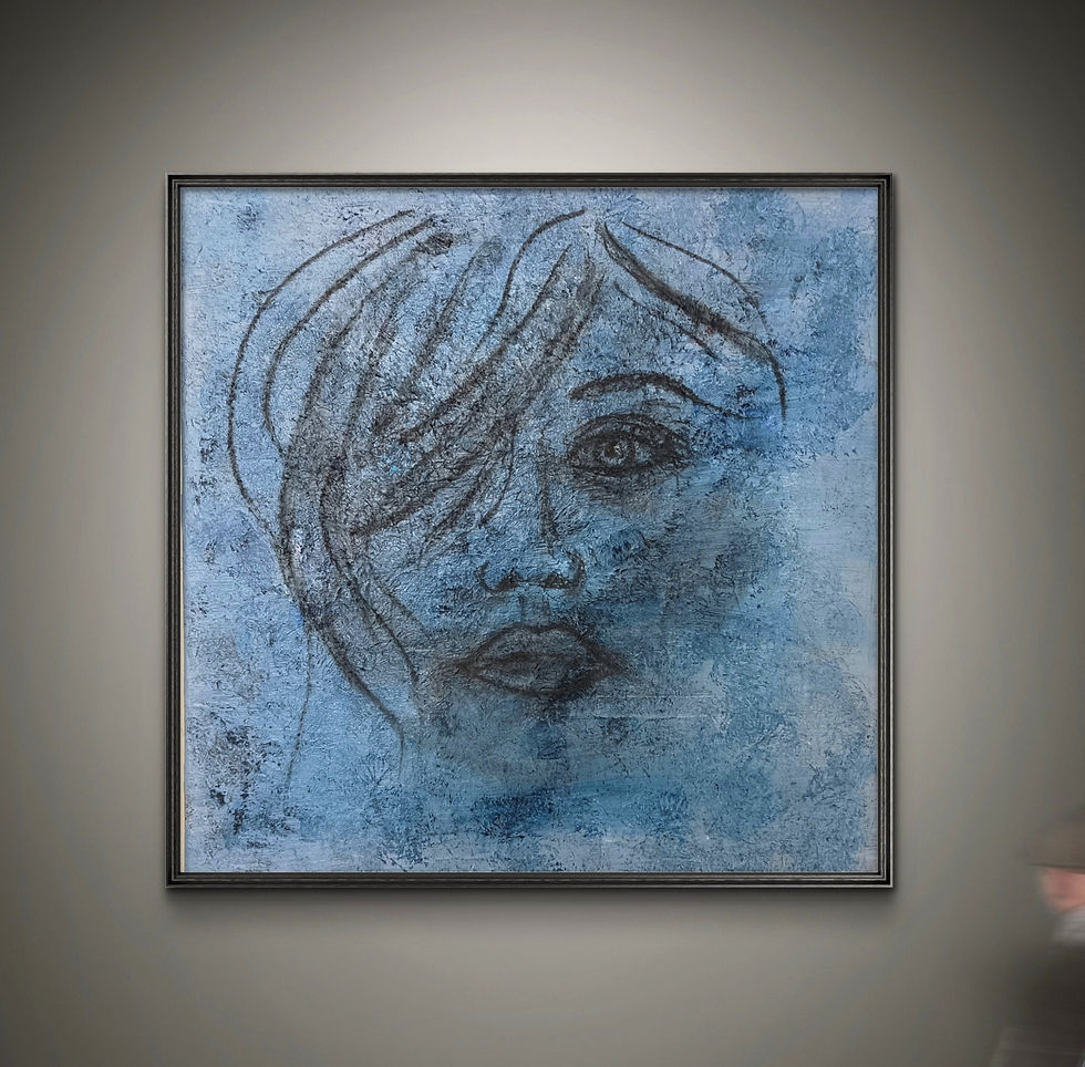 Sabrina Alone : 40cm x 40cm