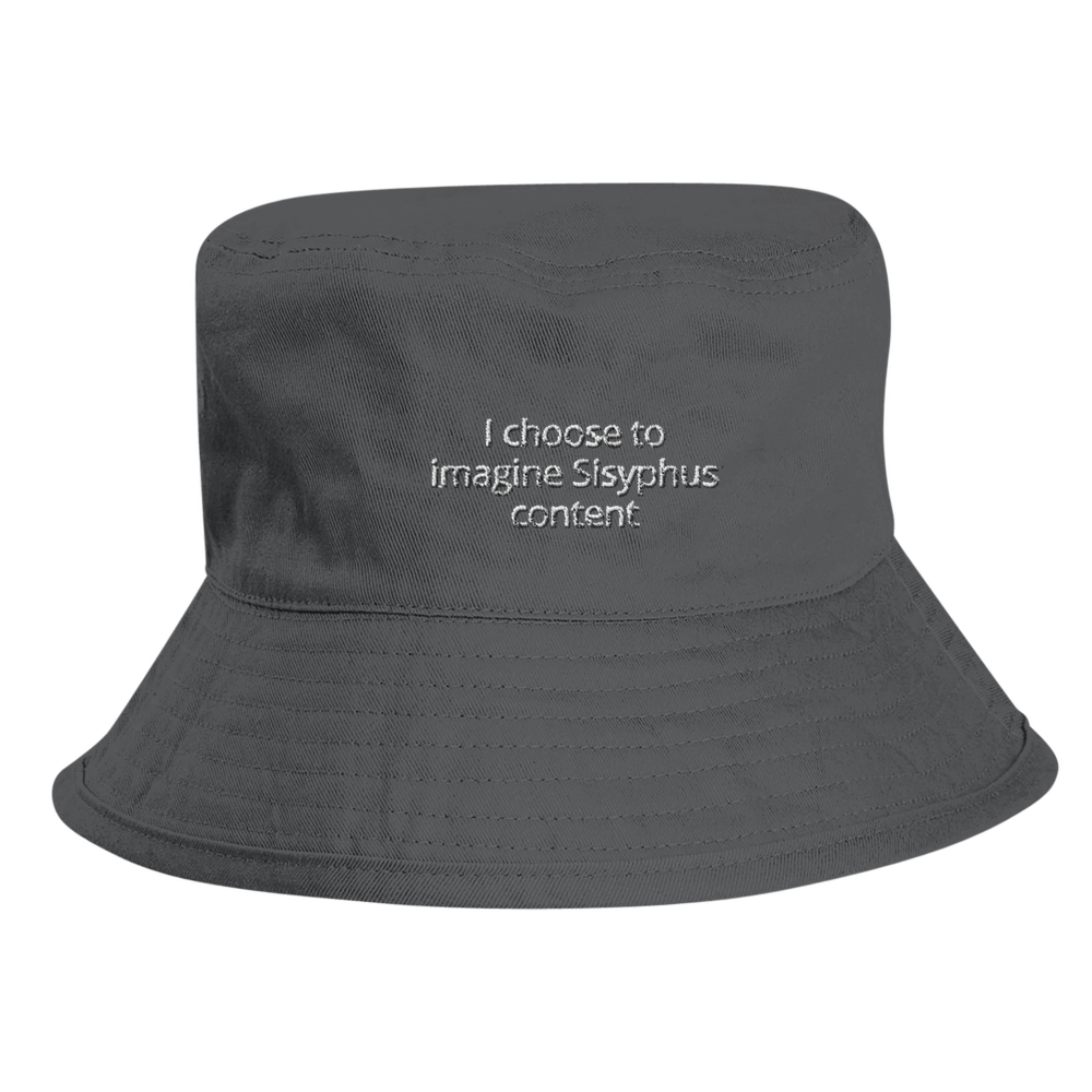 Organic Cotton Bucket Hat | Beechfield B90N Graphite Grey